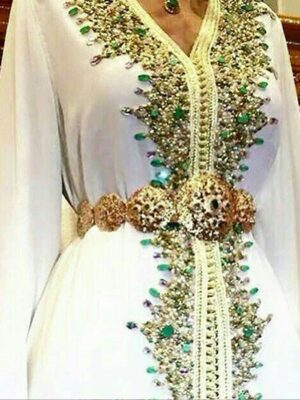 Caftan avec perles