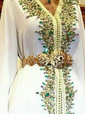 Caftan avec perles