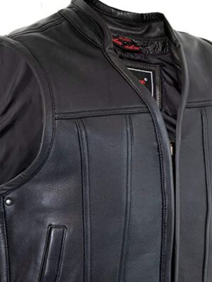 Gilet cuir