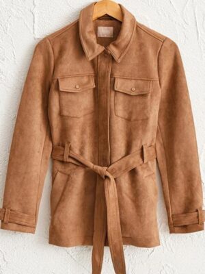 Manteau 3/4 en daim