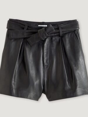 Short en cuir