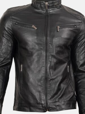 Veste en simili cuir
